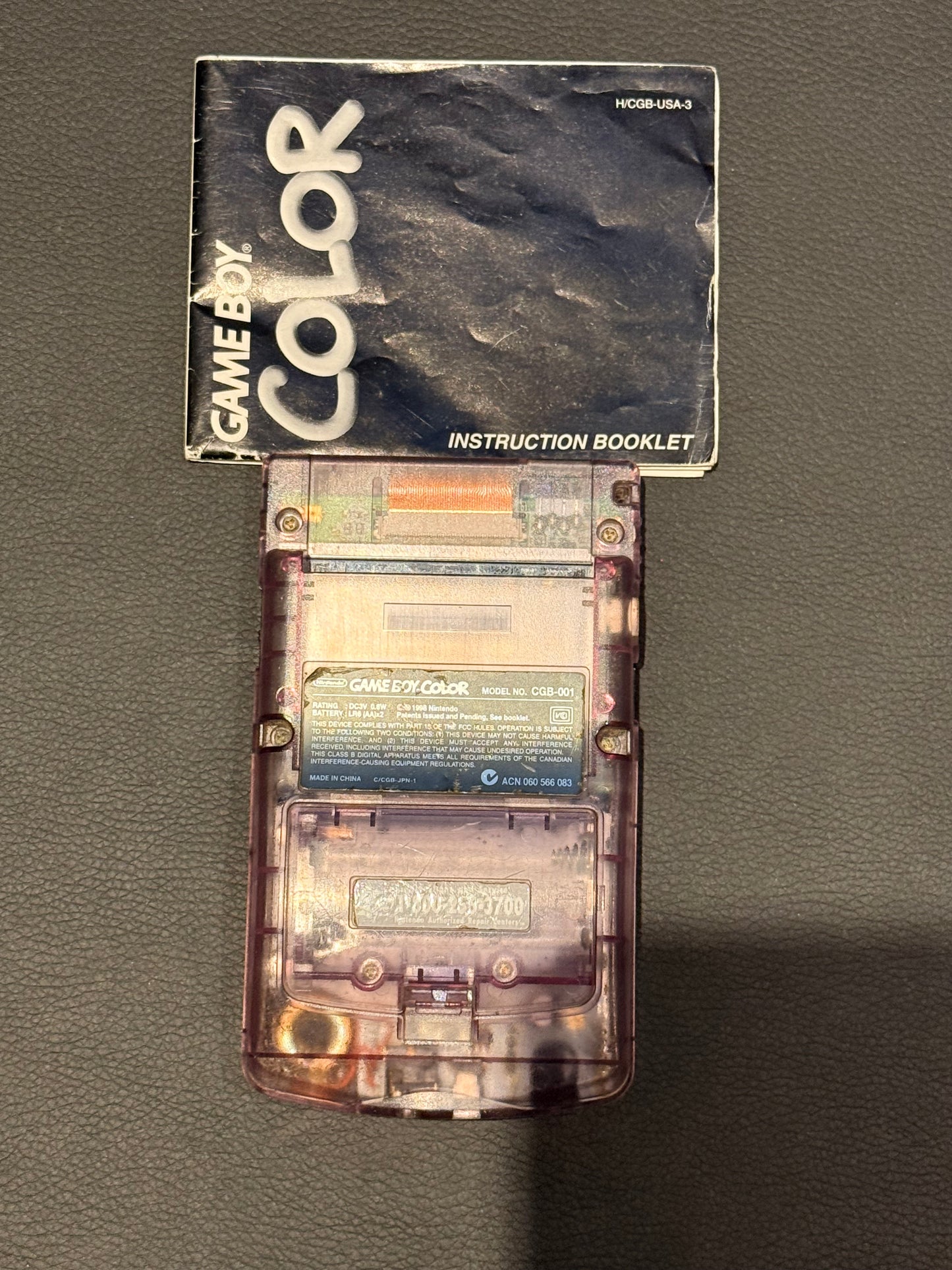 Game Boy Color Atomic Purple