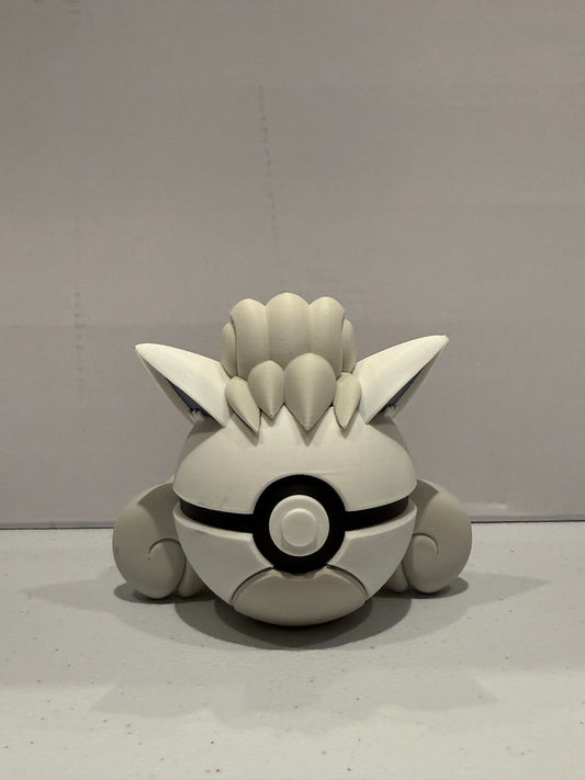 Alolan Vulpix (All White) Pokéball